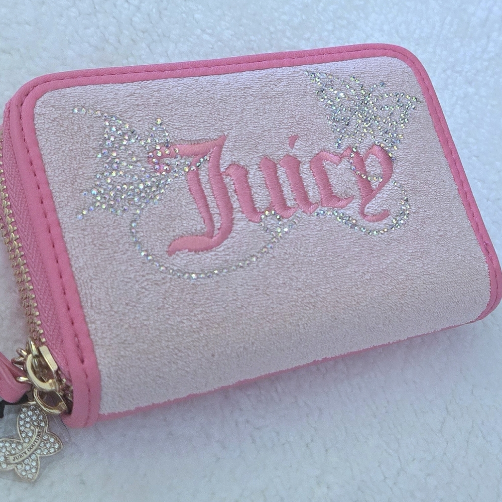 ✨️HP✨️ Juicy🍊 Couture "Wing It" Double✌️ Medium Zip Around Wallet - NWT - Picture 5 of 16